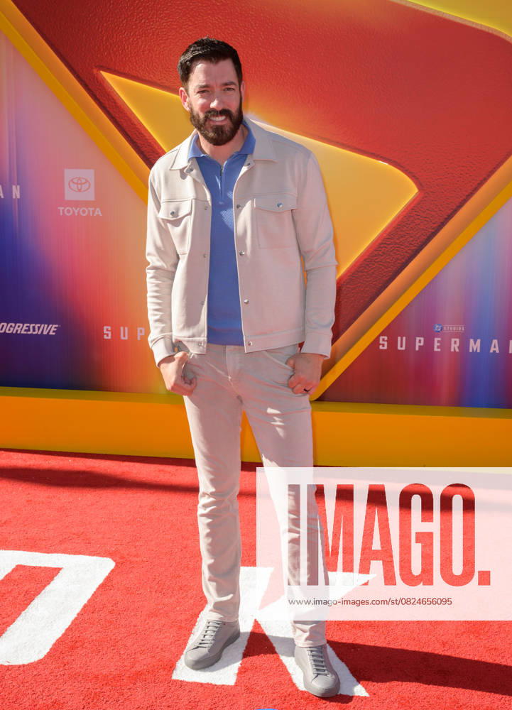 Superman Premiere - Los Angeles, USA LOS ANGELES, USA. July 07, 2025: Drew Scott at the premiere for Superman at the TCL Chinese Theatre. Los Angeles CA USA