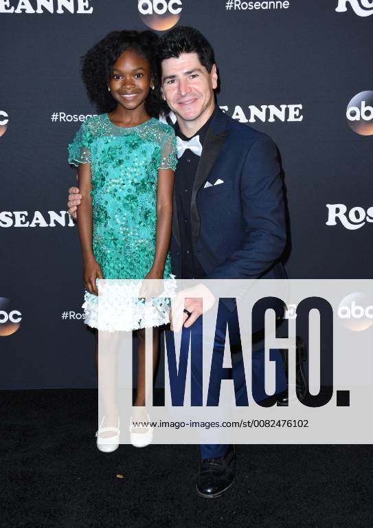 Burbank, CA, U.S. - 23 March 2018 - Burbank, California - Jayden Rey, Michael Fishman. Roseanne Premiere Event held at Walt Disney Studios. Photo Credit: AdMedia Burbank U.S. - ZUMAa123 20180323_zaa_a123_047
