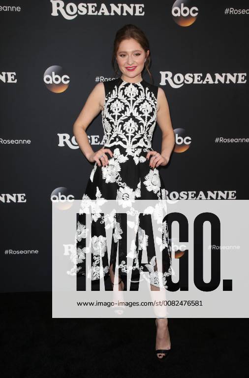 BURBANK, CA - MARCH 23: Emma Kenney, at Roseanne Premiere Event at Walt Disney Studio Lot on March 23, 2018 in Burbank, California.