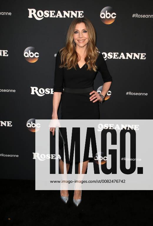 BURBANK, CA - MARCH 23: Sarah Chalke, at Roseanne Premiere Event at Walt Disney Studio Lot on March 23, 2018 in Burbank, California.