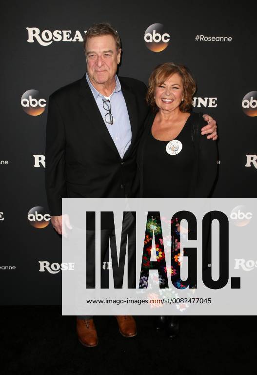 BURBANK, CA - MARCH 23: Roseanne Barr, John Goodman, at Roseanne Premiere Event at Walt Disney Studio Lot on March 23, 2018 in Burbank, California.