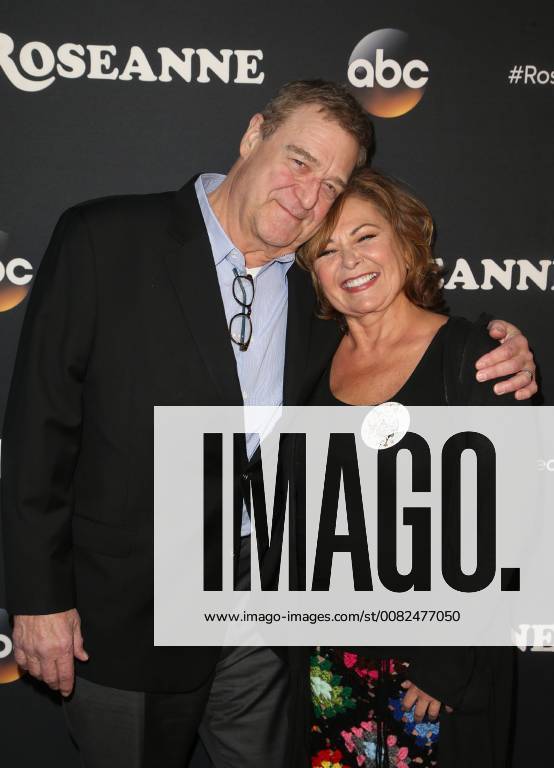 BURBANK, CA - MARCH 23: Roseanne Barr, John Goodman, at Roseanne Premiere Event at Walt Disney Studio Lot on March 23, 2018 in Burbank, California.