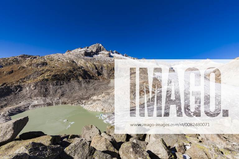 Switzerland, Valais, Alps, Rhone Glacier WDF04373