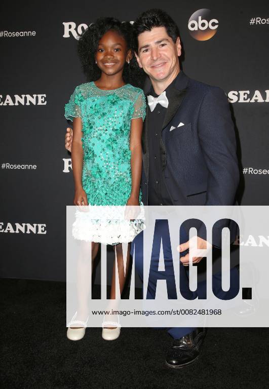 Burbank, CA, U.S. - 23 March 2018 - Burbank, California - Jayden Rey, Michael Fishman. Roseanne Premiere Event held at Walt Disney Studios. Photo Credit: AdMedia Burbank U.S. - ZUMAa123 20180323_zaa_a123_106