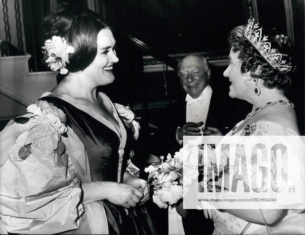 Bands Composers Instruments musicians Opera Orchestra Records Singers Songwriter Symphonies 6 June 1966 Queen Mother speaks with Joan Sutherlan