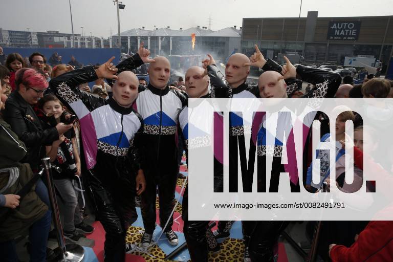 The dancers of the Baba Yega formation pictured at the official premiere of Baba Yega movie in Antwerp kinepolis, Sunday 25 March 2018. The film will be released on 28 March. NICOLASxMAETERLINCK 05318227
