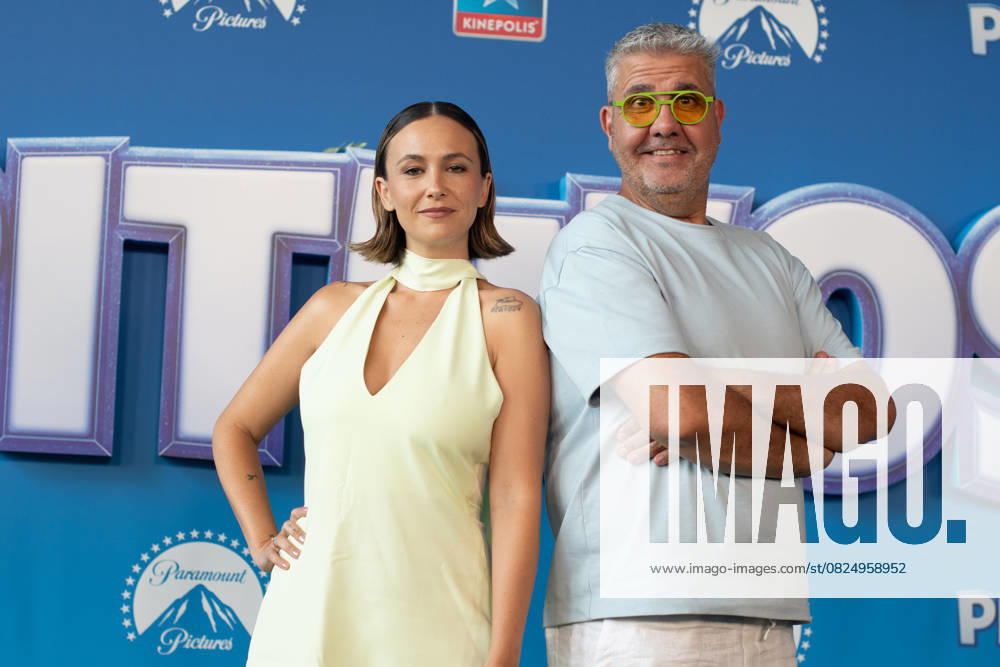 Smurfs (Pitufos) premiere at Cine Kinepolis in Madrid, Spain - 09 Jul 2025 Florentino Fernández and Rigoberta Bandini attend the Smurfs (Pitufos) premiere at Cine Kinepolis in Madrid. Madrid Spain