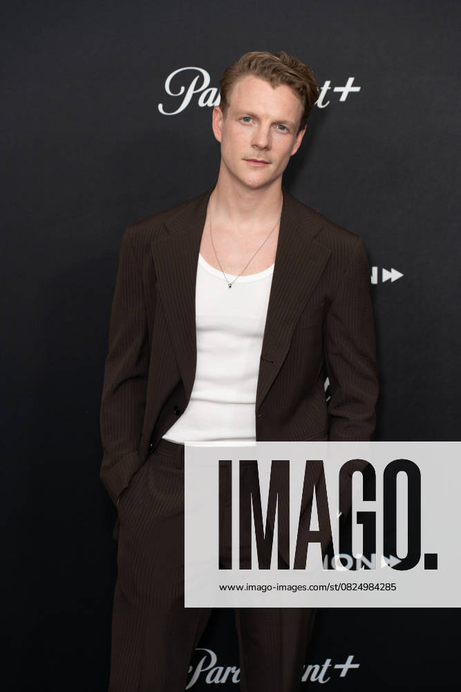 Patrick Gibson arrives on the red carpet at the world premiere of Dexter: Resurrection at Alice Tully Hall on Wednesday, July 9, 2025 in New York City. NYP20250709638 DEREKxFRENCH