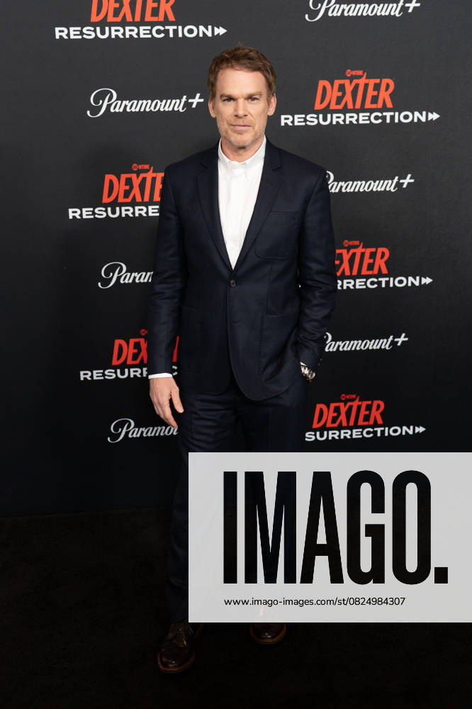 Michael C. Hall arrives on the red carpet at the world premiere of Dexter: Resurrection at Alice Tully Hall on Wednesday, July 9, 2025 in New York City. NYP20250709641 DEREKxFRENCH