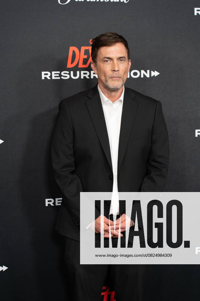 Desmond Harrington arrives on the red carpet at the world premiere of Dexter: Resurrection at Alice Tully Hall on Wednesday, July 9, 2025 in New York City. NYP20250709643 DEREKxFRENCH