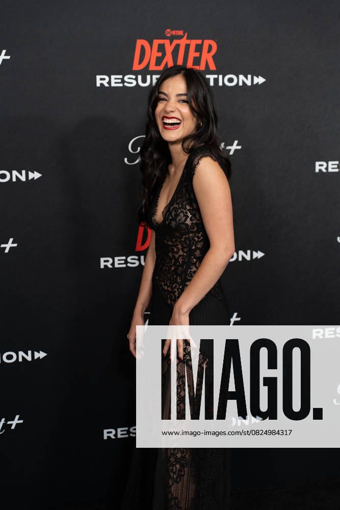 Emilia Suarez arrives on the red carpet at the world premiere of Dexter: Resurrection at Alice Tully Hall on Wednesday, July 9, 2025 in New York City. NYP20250709645 DEREKxFRENCH