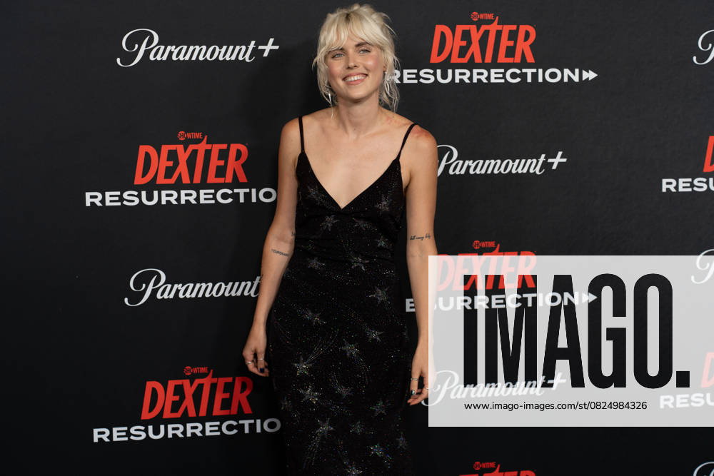 Emily Kimball arrives on the red carpet at the world premiere of Dexter: Resurrection at Alice Tully Hall on Wednesday, July 9, 2025 in New York City. NYP20250709662 DEREKxFRENCH