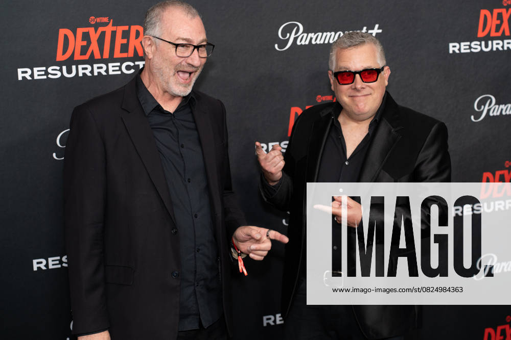 Scott Reynolds (R) arrives on the red carpet at the world premiere of Dexter: Resurrection at Alice Tully Hall on Wednesday, July 9, 2025 in New York City. NYP20250709619 DEREKxFRENCH