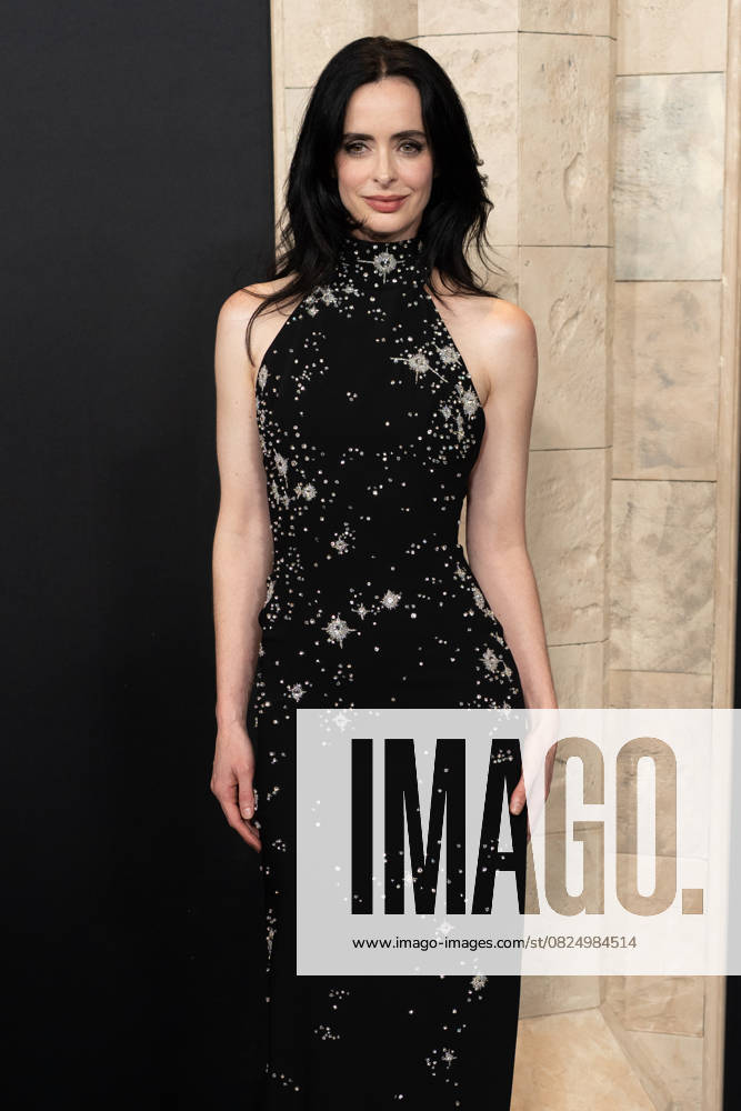 Krysten Ritter arrives on the red carpet at the world premiere of Dexter: Resurrection at Alice Tully Hall on Wednesday, July 9, 2025 in New York City. NYP20250709650 DEREKxFRENCH