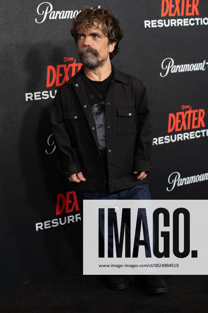Peter Dinklage arrives on the red carpet at the world premiere of Dexter: Resurrection at Alice Tully Hall on Wednesday, July 9, 2025 in New York City. NYP20250709653 DEREKxFRENCH