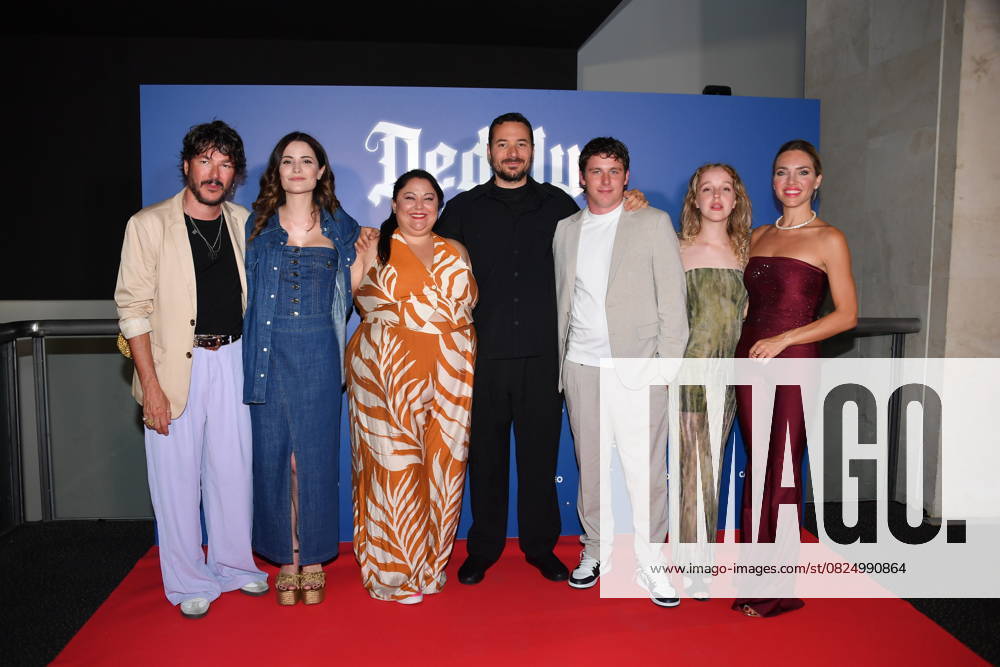 Rome, Cinema The Space Moderno Photocall of the film Dedalus , In the photo: Cast Dedalus