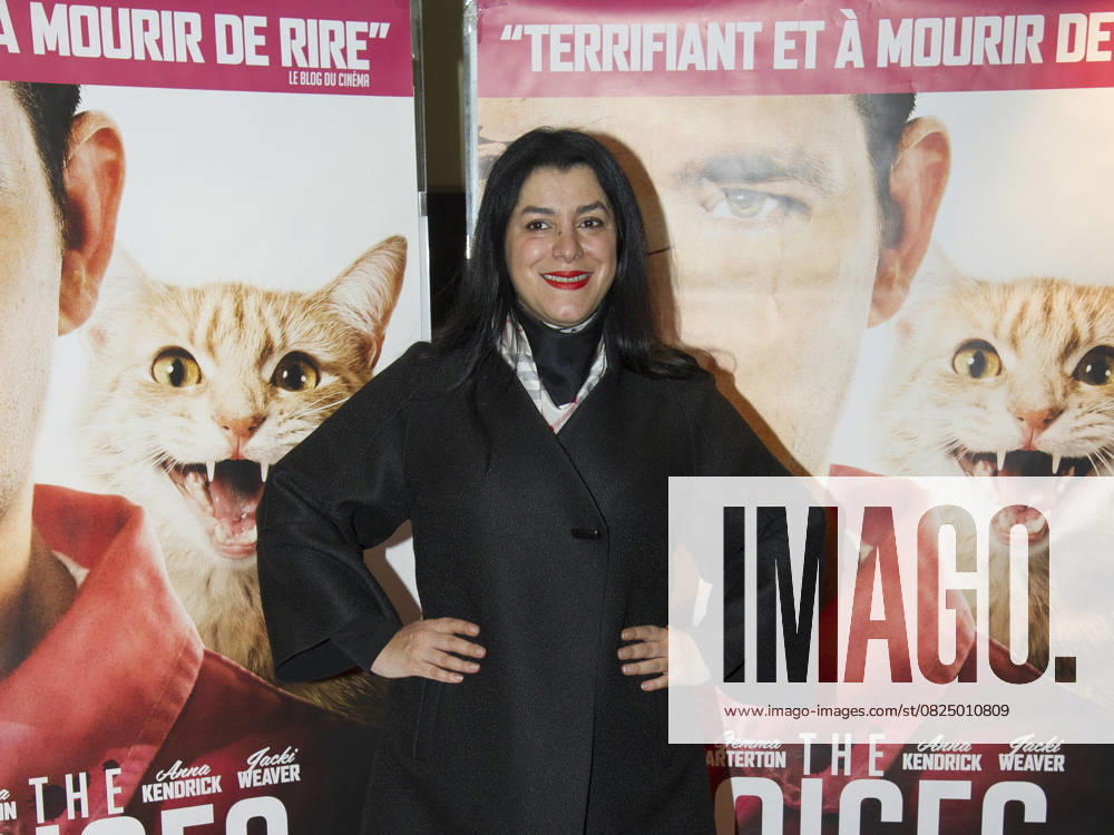 Director Marjane Satrapi at the premiere of her film The Voices in Paris on March 9, 2015 Paris France