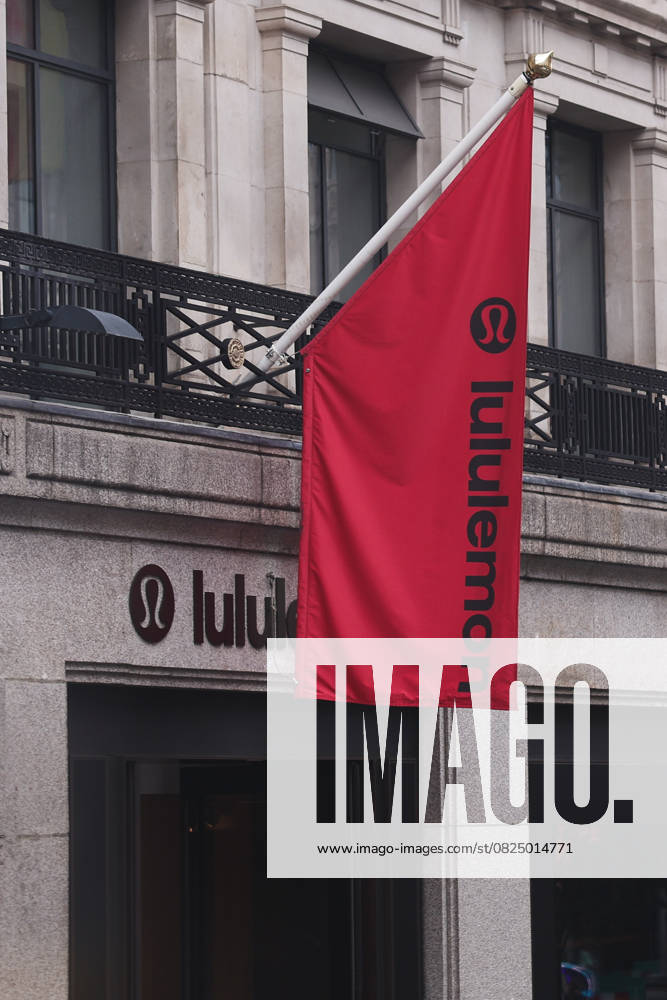 Daily Life And Economy In London Lululemon logo is seen in London, Great Britain on July 9, 2025. London United Kingdom