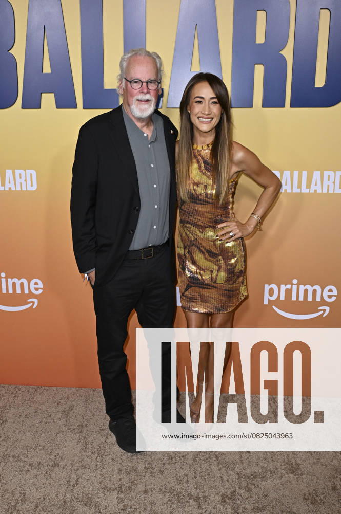 Michael Connelly and Maggie Q at the premiere of the Amazon Prime Video series Ballard at the Culver Theater Culver City, 09 07 2025 Foto:xD.xStarbuckx xFuturexImagex ballard_5792