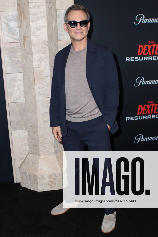 World Premiere Of Paramount+ And Showtime s Dexter: Resurrection Season 1 MANHATTAN, NEW YORK CITY, NEW YORK, USA - JULY 09: American actor Christian Slater arrives at the World Premiere Of Paramount+ And Showtime s Dexter: Resurrection Season 1 held at the Alice Tully Hall at the Lincoln Center for the Performing Arts on July 9, 2025 in Manhattan, New York City, New York, United States., Credit:Image Press Agency Avalon United States, New York, New York City, Alice Tully Hall at the Lincoln Center for the Performing Arts