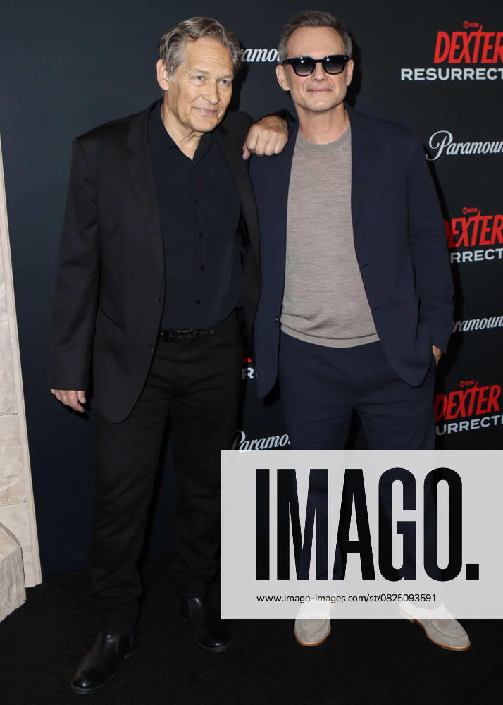 World Premiere Of Paramount+ And Showtime s Dexter: Resurrection Season 1 MANHATTAN, NEW YORK CITY, NEW YORK, USA - JULY 09: James Remar and Christian Slater arrive at the World Premiere Of Paramount+ And Showtime s Dexter: Resurrection Season 1 held at the Alice Tully Hall at the Lincoln Center for the Performing Arts on July 9, 2025 in Manhattan, New York City, New York, United States., Credit:Image Press Agency Avalon United States, New York, New York City, Alice Tully Hall at the Lincoln Center for the Performing Arts