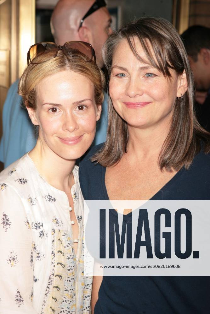 Sarah Paulson and Cherry Jones 8th Annual Broadway Barks. A star-studded dog and cat adopt-a-thon benefiting New York City animal shelters and adoption agencies, New York City, New York, United States PNP WENN 723050
