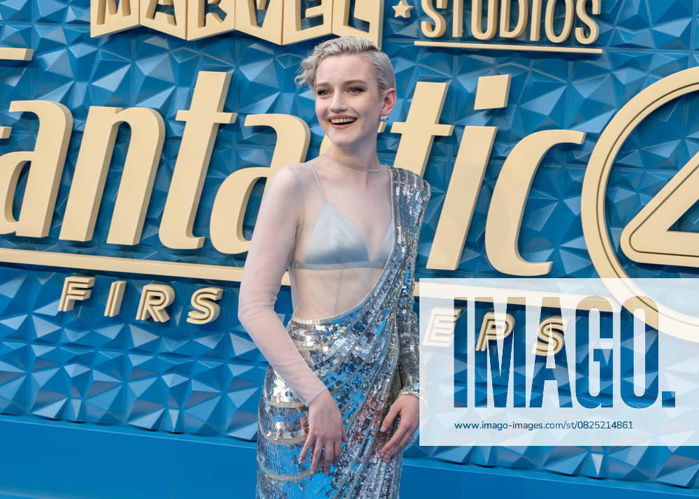 Julia Garner attends The Fantastic Four: First Steps - UK Launch Event at the BFI IMAX, Waterloo in London, England. UK. Thursday 10th July 2025.