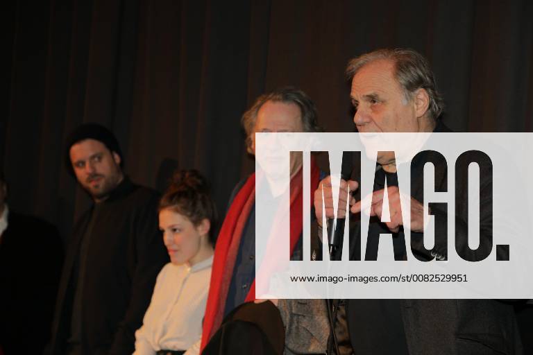 Votiv Cinema TWO MEN IN SUIT Film Premiere a family saga by Josef Bierbichler in the picture Josef Bierbichler Director u Lead actor Simon Donatz Klaus Pohl Sophie Stockinger TWO MEN IN SUIT Film Premiere