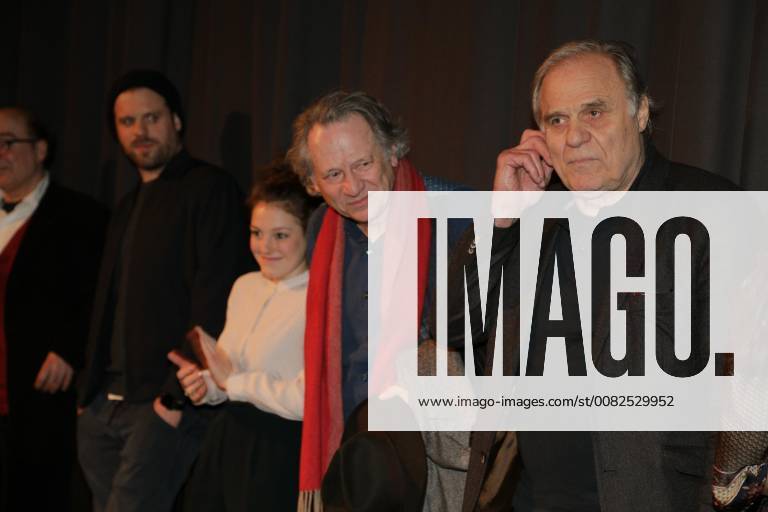 Votiv Cinema TWO MEN IN SUIT Film Premiere a family saga by Josef Bierbichler in the picture Josef Bierbichler Director u Lead actor Simon Donatz Klaus Pohl Sophie Stockinger TWO MEN IN SUIT Film Premiere