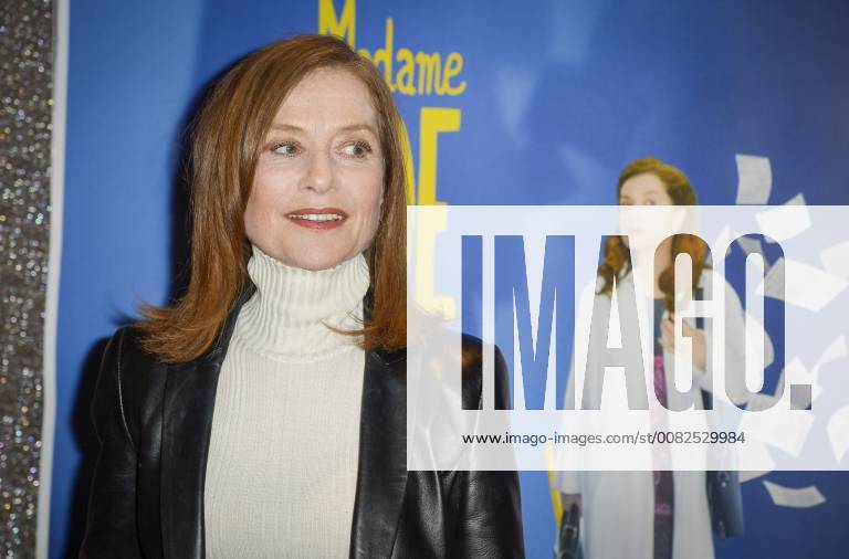 Paris, Ile de France, France - French actress Isabelle Huppert seen at the premiere of Madame Hyde at the Gaumont Capucines cinema in Paris. Paris France - ZUMAs197 20180327_zaa_s197_032
