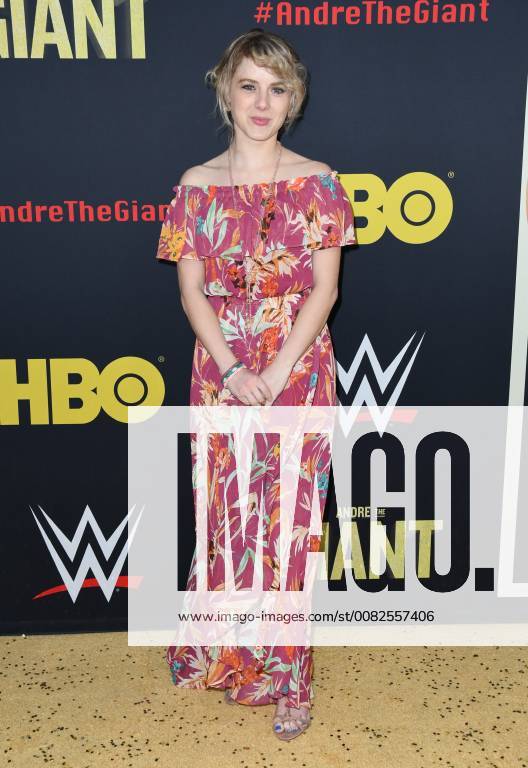 Hollywood, CA, U.S. - 29 March 2018 - Hollywood, California - Laura Slade Wiggins. Andre the Giant Los Angeles Angeles premiere held at ACinerama Dome. Photo Credit: AdMedia Hollywood U.S. - ZUMAa123 20180329_zaa_a123_031