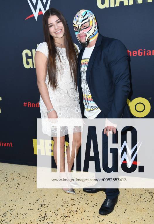 Hollywood, CA, U.S. - 29 March 2018 - Hollywood, California - Rey Misterio. Andre the Giant Los Angeles Angeles premiere held at ACinerama Dome. Photo Credit: AdMedia Hollywood U.S. - ZUMAa123 20180329_zaa_a123_029