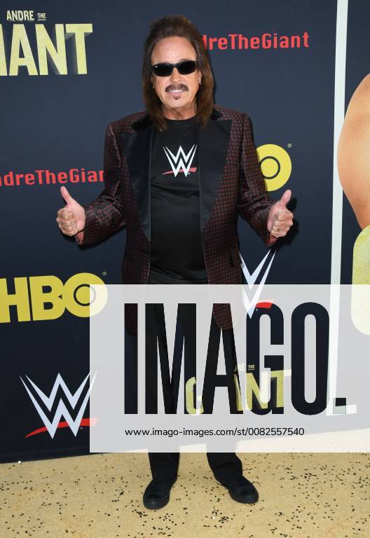 Hollywood, CA, U.S. - 29 March 2018 - Hollywood, California - Jimmy Hart. Andre the Giant Los Angeles Angeles premiere held at ACinerama Dome. Photo Credit: AdMedia Hollywood U.S. - ZUMAa123 20180329_zaa_a123_124