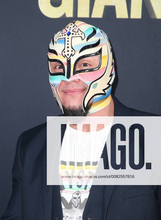 HOLLYWOOD, CA - MARCH 29: Rey Mysterio, at Los Angeles Premiere of Andre The Giant from HBO Documentaries at Pacific Cinerama Dome in Hollywood, California on March 29, 2018.