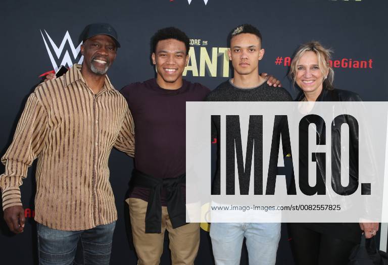 HOLLYWOOD, CA - MARCH 29: Equanimeous St. Brown, Amon-Ra St. Brown, at Los Angeles Premiere of Andre The Giant from HBO Documentaries at Pacific Cinerama Dome in Hollywood, California on March 29, 2018.