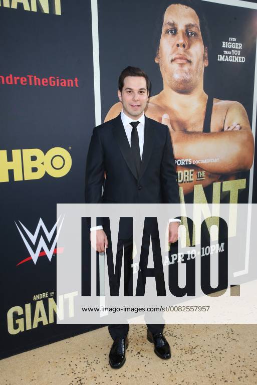 HOLLYWOOD, CA - MARCH 29: Skylar Astin, at Los Angeles Premiere of Andre The Giant from HBO Documentaries at Pacific Cinerama Dome in Hollywood, California on March 29, 2018.