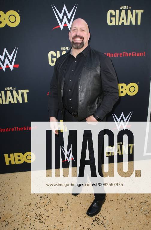 HOLLYWOOD, CA - MARCH 29: Big Show, Paul Donald Wight II, at Los Angeles Premiere of Andre The Giant from HBO Documentaries at Pacific Cinerama Dome in Hollywood, California on March 29, 2018.