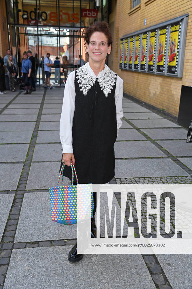 Bibiana Beglau at the SchwarzeSchafe premiere at the cinema in the Kulturbrauerei in Berlin on 15 07 2025