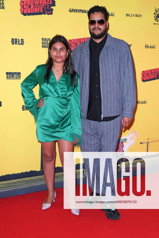 Norah Estelle Martha Malachowski, Yasin El Harrouk at the SchwarzeSchafe premiere at the cinema in the Kulturbrauerei in Berlin on 15 07 2025