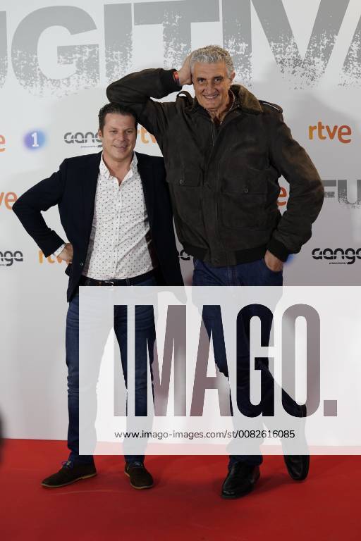 Preestreno en los Cines Callao de Fugitiva, una serie de RTVE con Paz Vega como actriz protagonista En la foto: Jota Abril y Fernando Romay Preview at the Cinemas Callao of Fugitiva, a series of RTVE with Paz Vega as leading actress Cordon Press JosuxMondelox CordonxPress Preestreno Fugitiva
