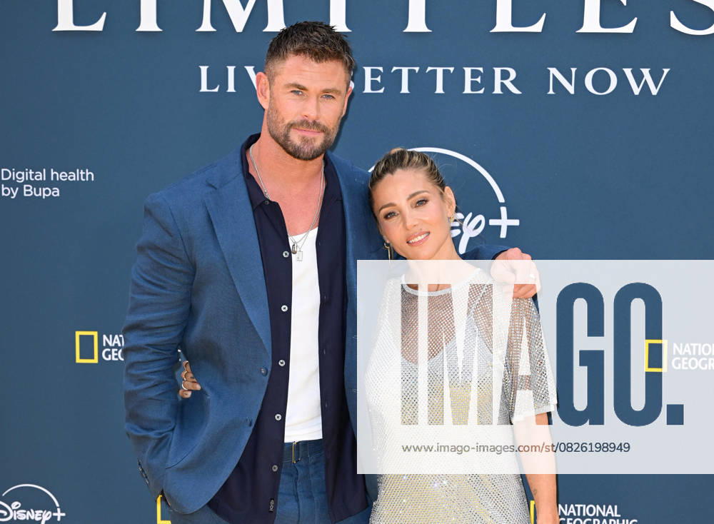 Celebrities arrive for premiere of the National Geographic docu-series ˜Limitless: Live Better Now at Odeon Luxe, Leicester Square, London Featuring: Chris Hemsworth, Elsa Pataky Where: London, United Kingdom When: 17 Jul 2025 Credit: Cover Images . NOT FOR USE BY NEWSPAPERS BASED IN THE UK.