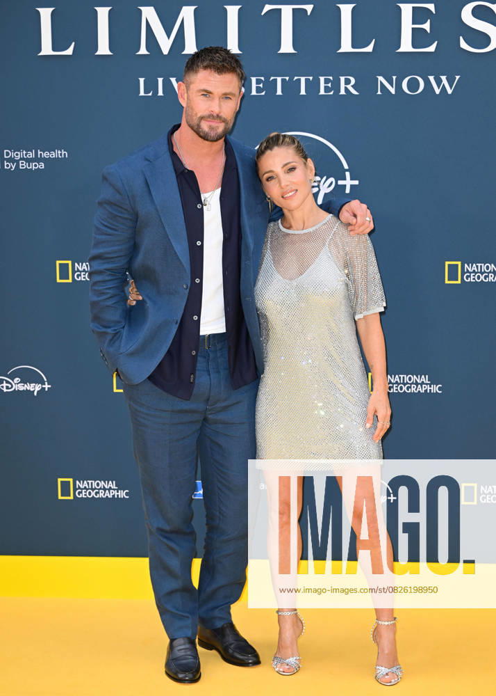 Celebrities arrive for premiere of the National Geographic docu-series ˜Limitless: Live Better Now at Odeon Luxe, Leicester Square, London Featuring: Chris Hemsworth, Elsa Pataky Where: London, United Kingdom When: 17 Jul 2025 Credit: Cover Images . NOT FOR USE BY NEWSPAPERS BASED IN THE UK.