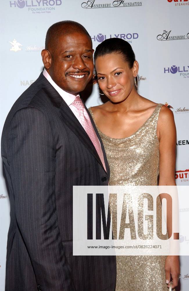 Forest Whitaker and wife Design Care 2007 held at the Home of Tammy and Eric Gustavson - Arrivals Malibu, California USA - 21.07.07, United States Apega WENN 1473862