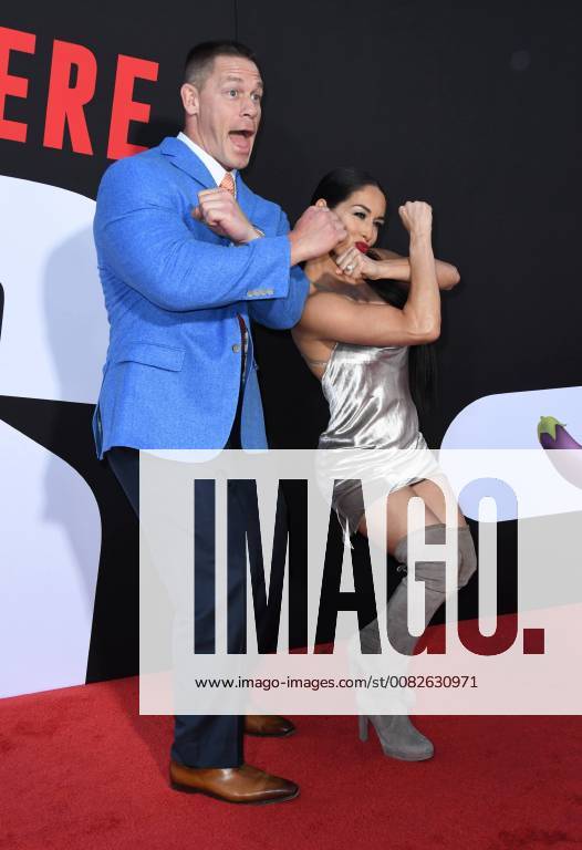 Première de Blockers . 03 April 2018 - Westwood, California - John Cena, Nikki Bella. Universal Pictures Blockers Los Angeles Premiere held at Regency Village Theatre. 225447 2018-04-03 CA Westwood Etats-Unis