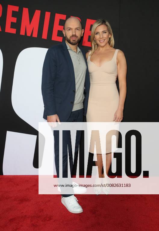 WESTWOOD, CA - APRIL 3: Paul Scheer, June Diane Raphael, at the Premiere Of Universal Pictures Blockers at the Regency Village Theatre in Westwood, California on April 3, 2018.