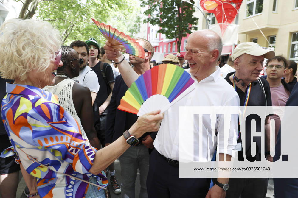 Kai Wegner at the 31 Lesbian and Gay City Festival at Nollendorfplatz Berlin, 19 07 2025 Foto:xB.xDummerx xFuturexImagex stadtfest_5724