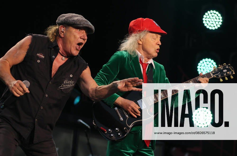 Bilder des Jahres 2025, Entertainment 07 Juli Music Concert - Ac Dc PwrUp Europe 2025 tour Rock band Ac-Dc During the concert of their only Italian date of the PwrUp Europe Tour 2025 - Imola, Italy, July 20, 2025- photo by Michele Nucci Imola Imola racetrack Italy