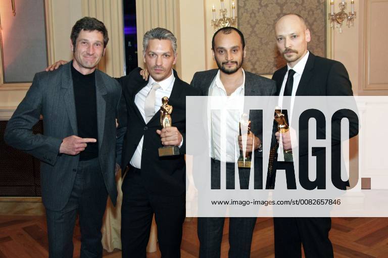Andreas Kiendl Faris Rahoma Arman T Riahi and Aleksandar Petrovic at the Romy 2018 Academy Awards Ceremony at the Grand Hotel Wien 05 04 2018 Foto:xB.xLoschanx xFuturexImage
