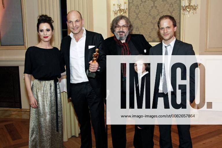 Irena Flury Producer Wolfgang Ritzberger Jeremy Miliker and Producer at the Romy 2018 Academy Awards Ceremony at the Grand Hotel Wien 05 04 2018 Foto:xB.xLoschanx xFuturexImage