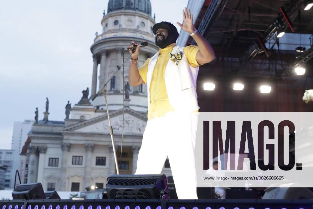 Gregory Porter, singer, at the Classic open Air 2025, in Berlin, Gendarmenmarkt, Berlin Germany, Germany